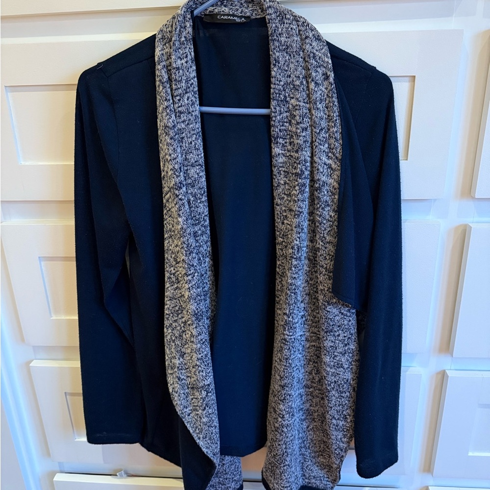 Navy and white Women's Sweater